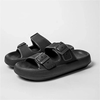 Women's comfortable EVA thick-soled sandals and slippers in various colors