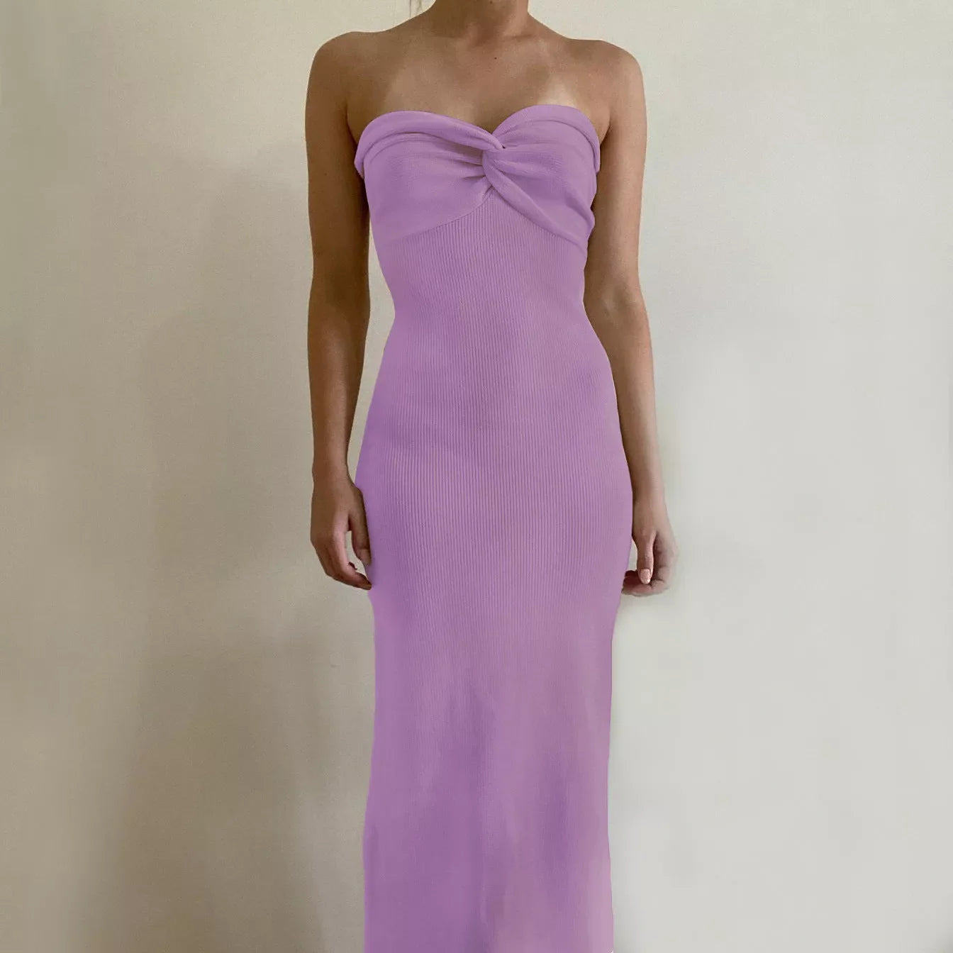 Women's knitted cross off shoulder woolen weaving dress in various colors