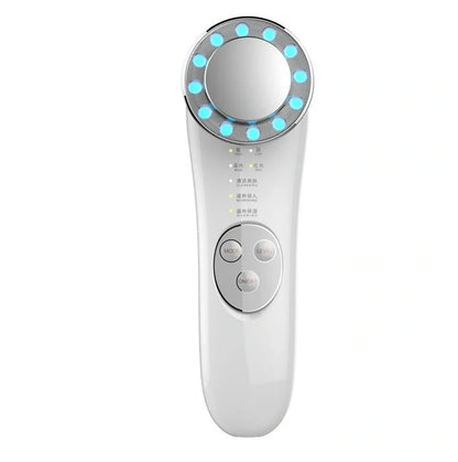 7-in-1 Facial Massager with Galvanic and High Frequency Technology for skin care