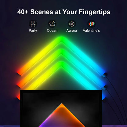 RGB splicing remote control light strip with 30 LED beads per metre for TV background illumination