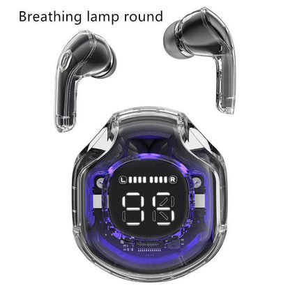 Transparent Warehouse wireless Bluetooth headset in multiple colours with in-ear design and optional breathing light