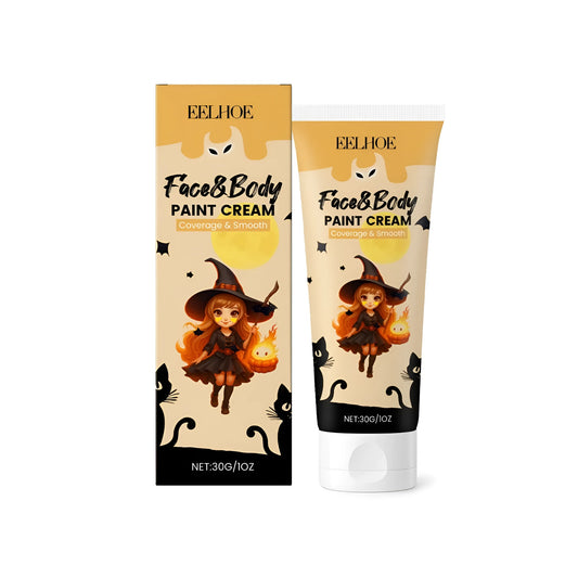 30g pot of water-based face and body paint cream with Centella asiatica extract and vitamin E.