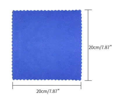 Blue square sponge and spray bottle of car iron powder rust remover