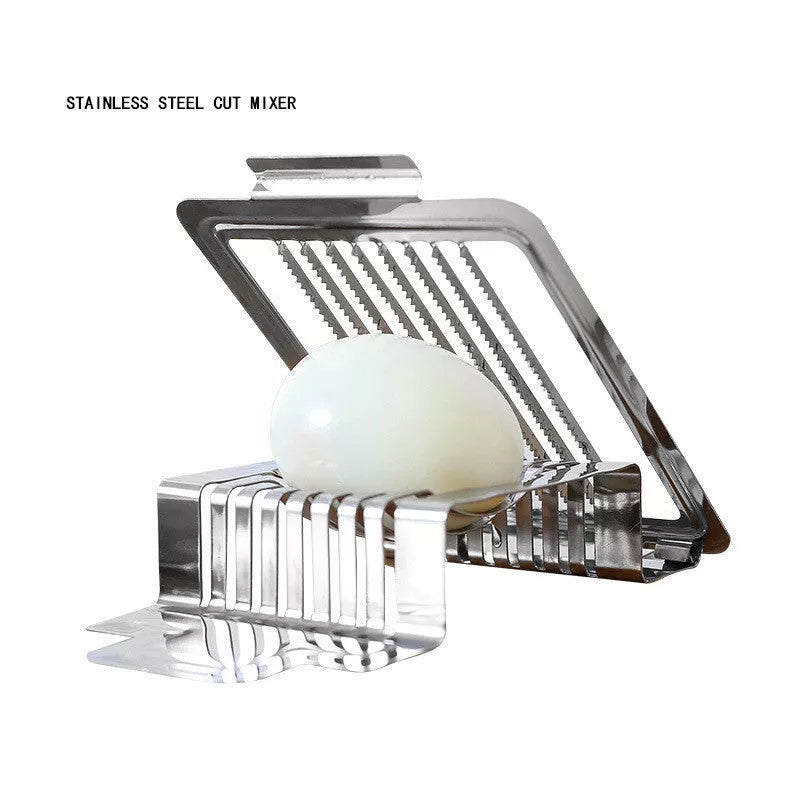 Stainless steel multi-purpose egg cutter for kitchen use