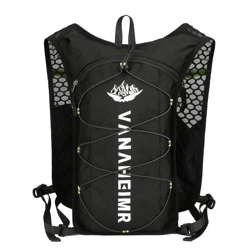Ultra-light solid-colour outdoor backpack with air pillow belt back system in streamer orange.