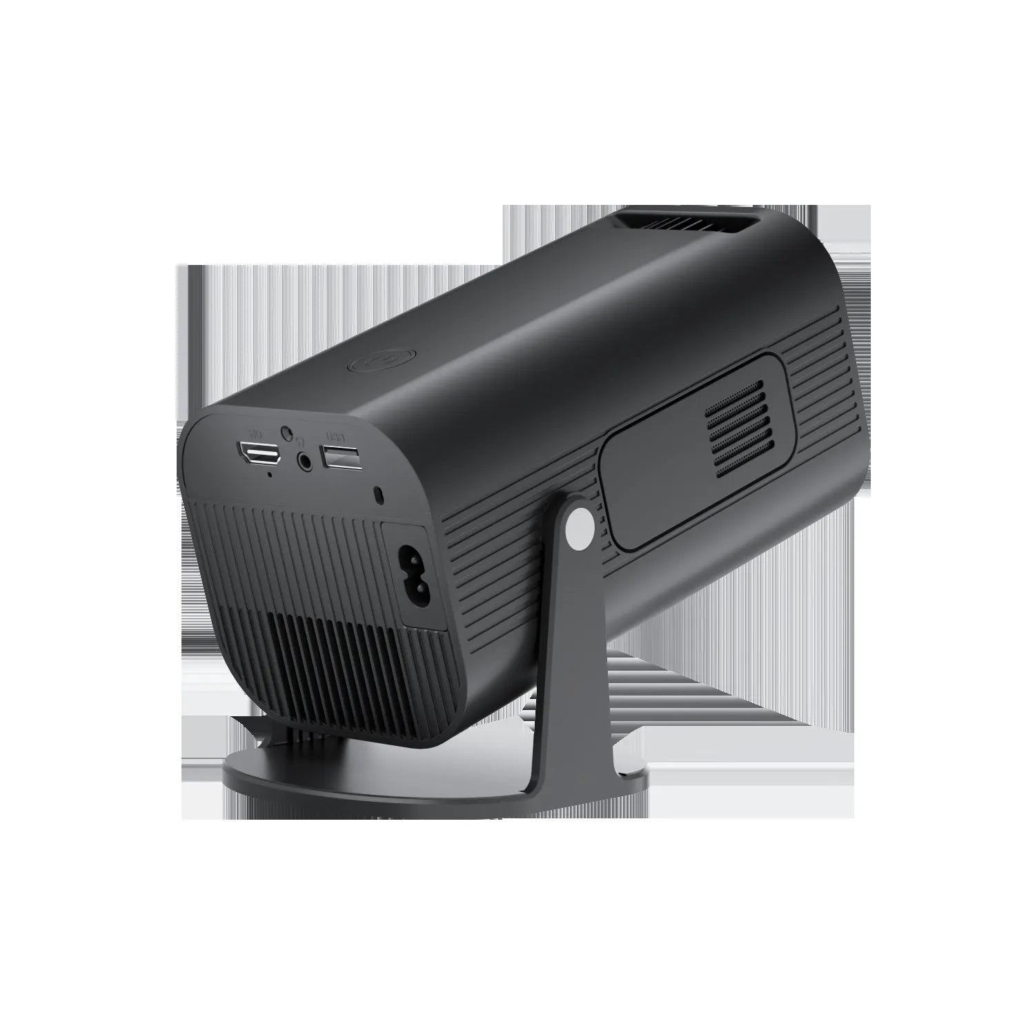 P330 portable mini projector in black or white with remote control and 1280x720 resolution display