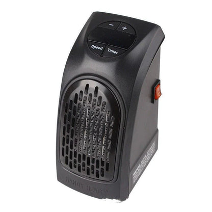 Cozy Electric Space Heater with Ceramic Heating Element, Adjustable Thermostat, and Timer for Home, Office, and Camping Use