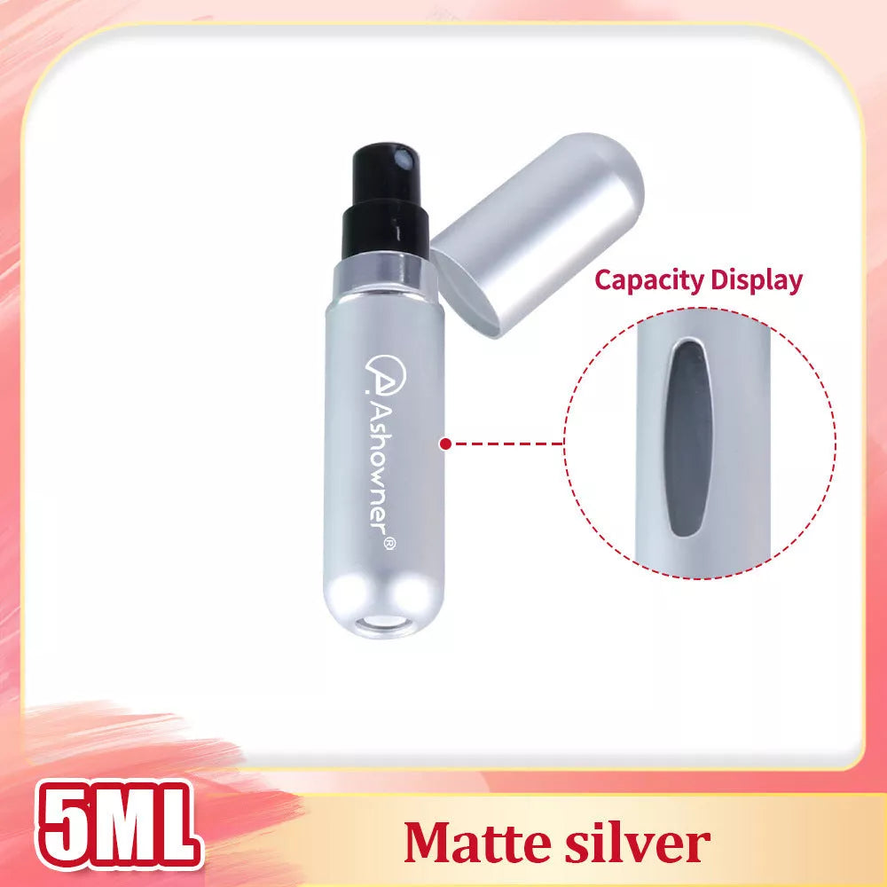 Mini Portable Perfume Bottle Spray in various colors and sizes for on-the-go fragrance