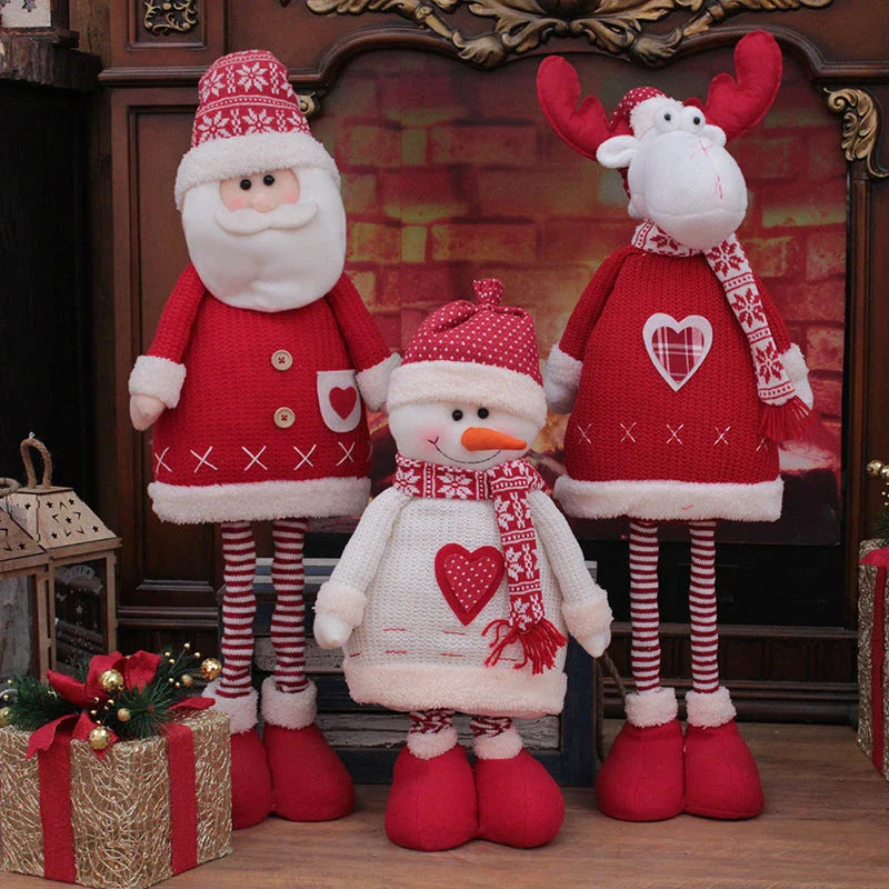 Hhomeenjoy Delightful Christmas Decor: Big Santa Claus Doll for Festive Home & Gift-Giving