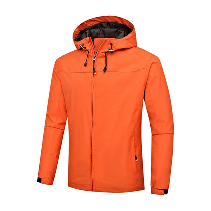 A versatile outdoor jacket with windproof and waterproof protection for all-season wear