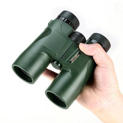 10X42 HD High Power Binoculars with mobile camera compatibility in Army Green and Black