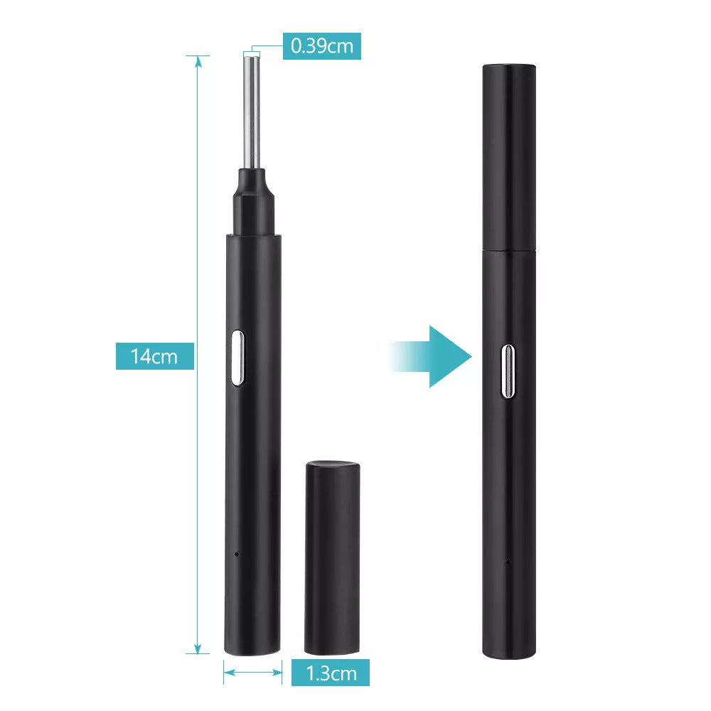 3.9mm Wireless WIFI Visual Otoscope for earwax cleaning with 3-million-pixel camera