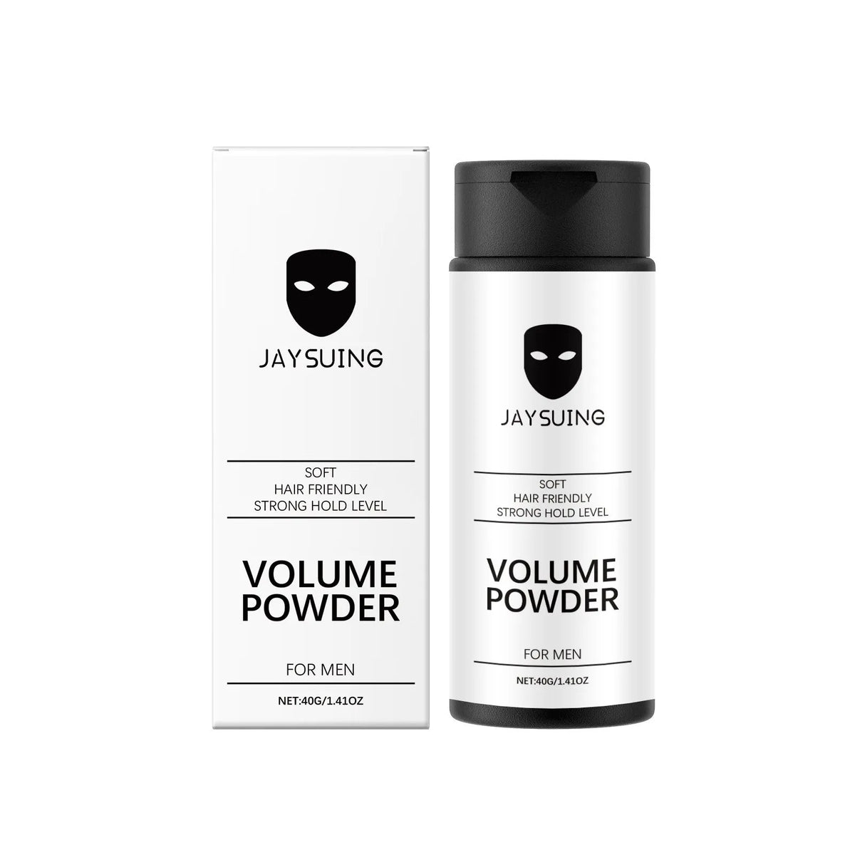 40g container of dense hair shaping powder for volumising and texturising hair