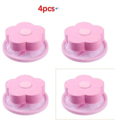 Flower Design Washing Machine Hair Filter for removing lint and hair from laundry