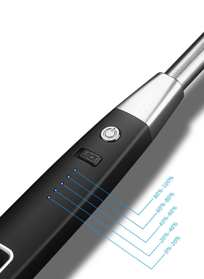 USB Charging Plasma Windproof Igniter in multiple colors for camping and outdoor use