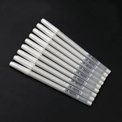 Touchnew black card hand-painted highlight pen with 0.8mm tip in golden silver white options