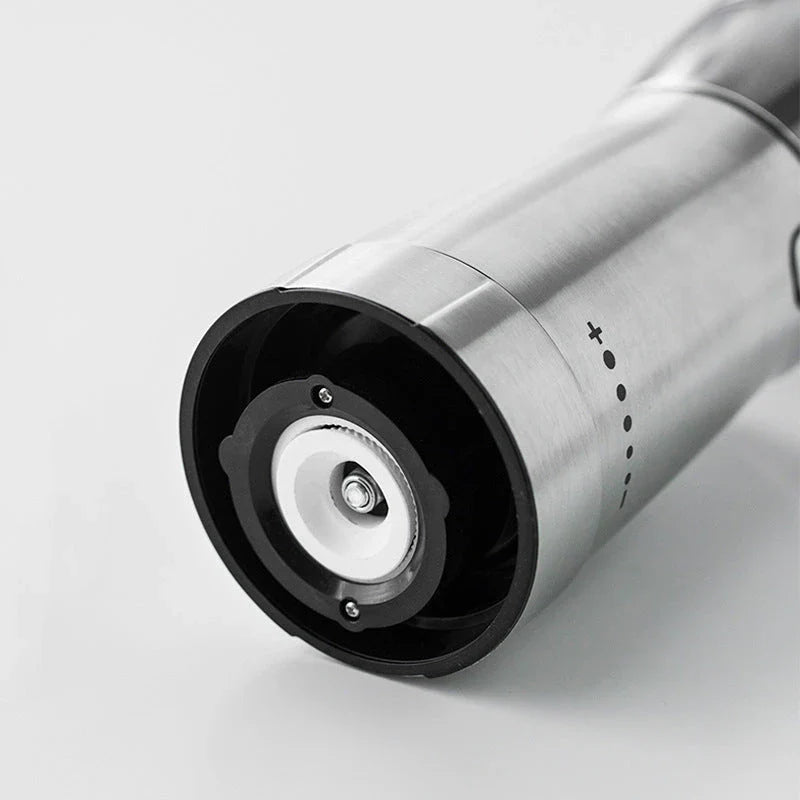 Premium Stainless Steel Electric Coffee Grinder with Adjustable Burr Mill for Freshly Ground Coffee Beans