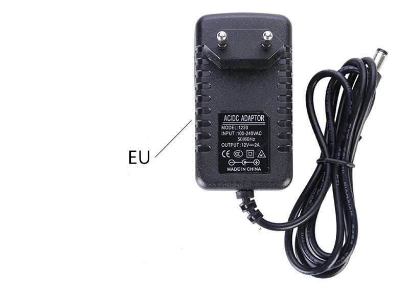 Dual-purpose electric air pump with household and car power options, designed for inflating tires, pool toys, and other items