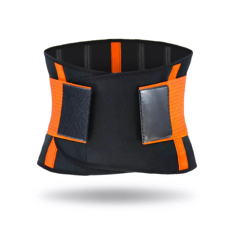 Neoprene sports belt for lower back support during fitness activities