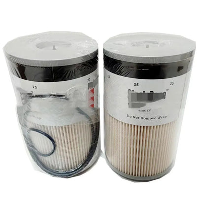 FS19764 diesel fuel filter for generator sets with 10-micron filtration accuracy and 10mm fittings