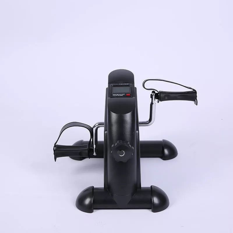 Mini Pedal Machine for leg rehabilitation and fitness training in black