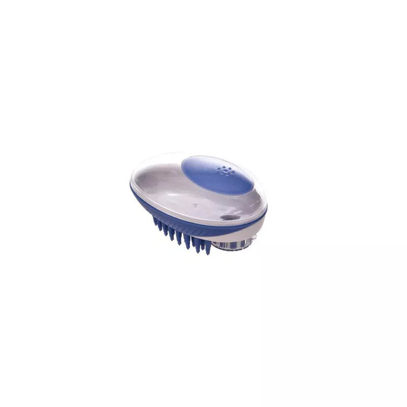 Pet Bath Massage Comb with automatic liquid dispenser for cats and dogs