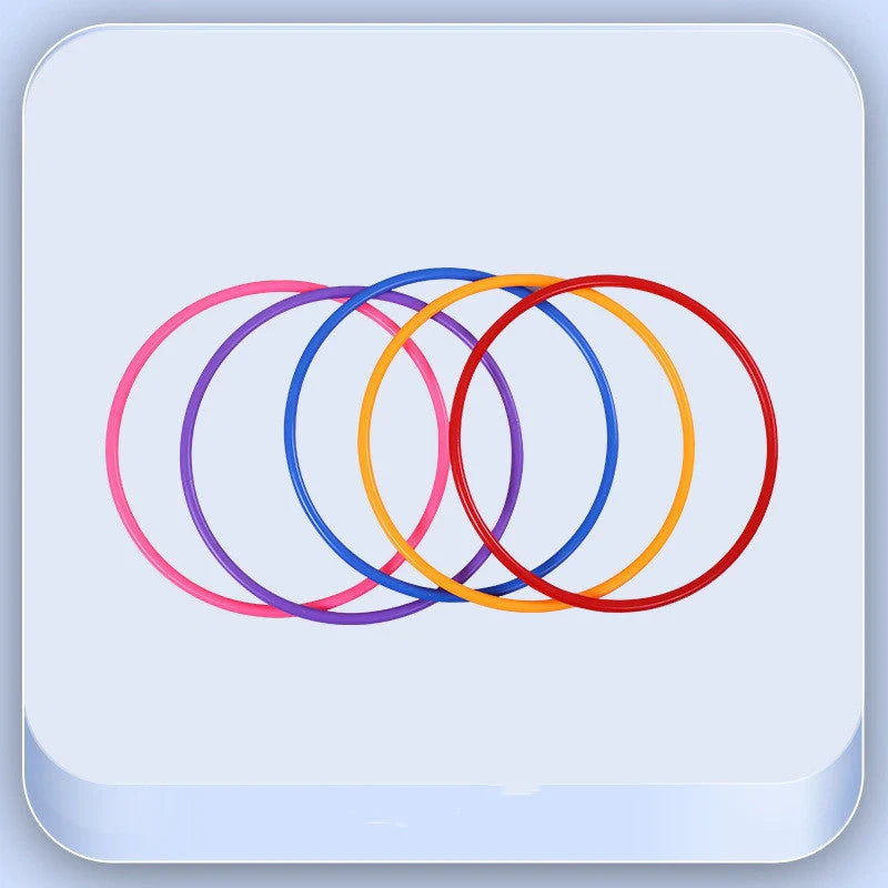 Children's balance training toy with bright colors and tactile dots for sensory development