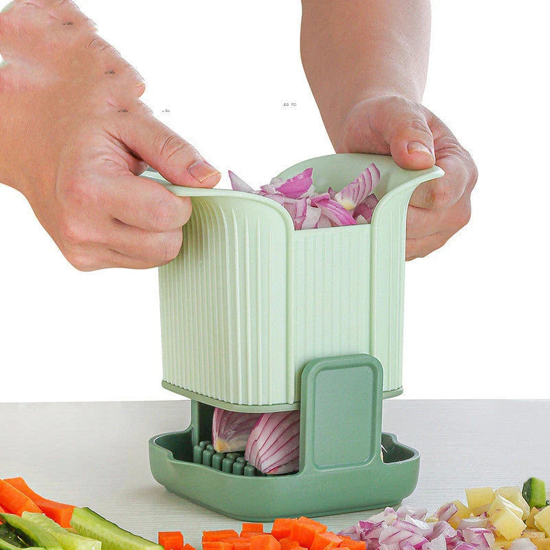 Premium Vegetable Chopper with Stainless Steel Blades for Effortless Meal Prep