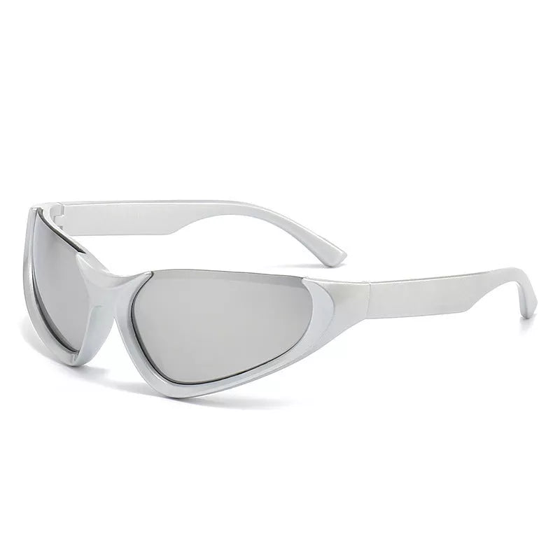 Millennium Future Punk Sunglasses for men in various colors, featuring a simple European and American style with a futuristic edge.
