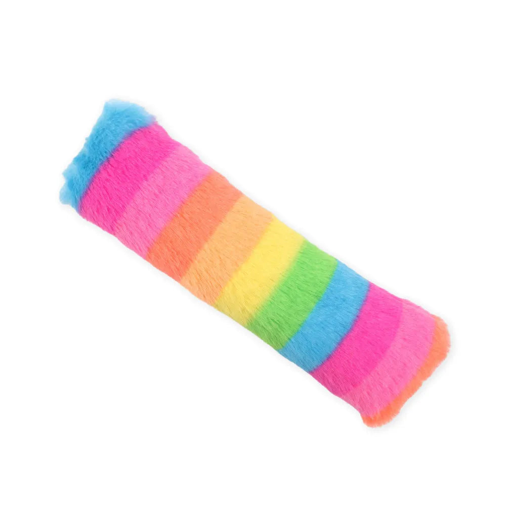 Interactive cat toys with crinkle sound and natural catnip in various colours including pink purple and light green