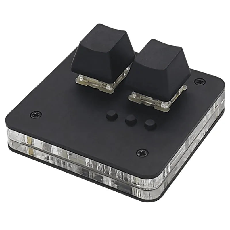 Mini white plastic USB wired keyboard with multimedia keys on a desk.