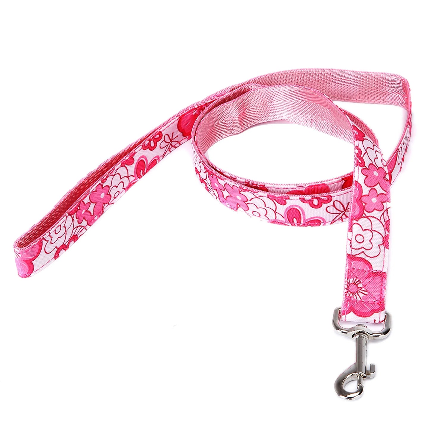 Black Christmas pet traction rope with plaid stripes showing hand holding design and 120cm length