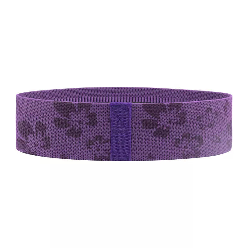 Pure cotton yoga resistance band for hip and buttocks training in various colors and sizes