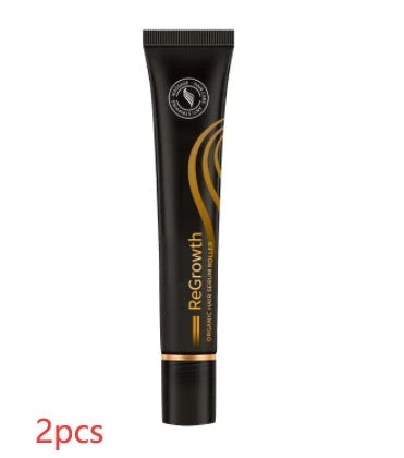 Rejuvenating Organic Hair Serum with roller applicator and natural ingredients for hair and scalp nourishment