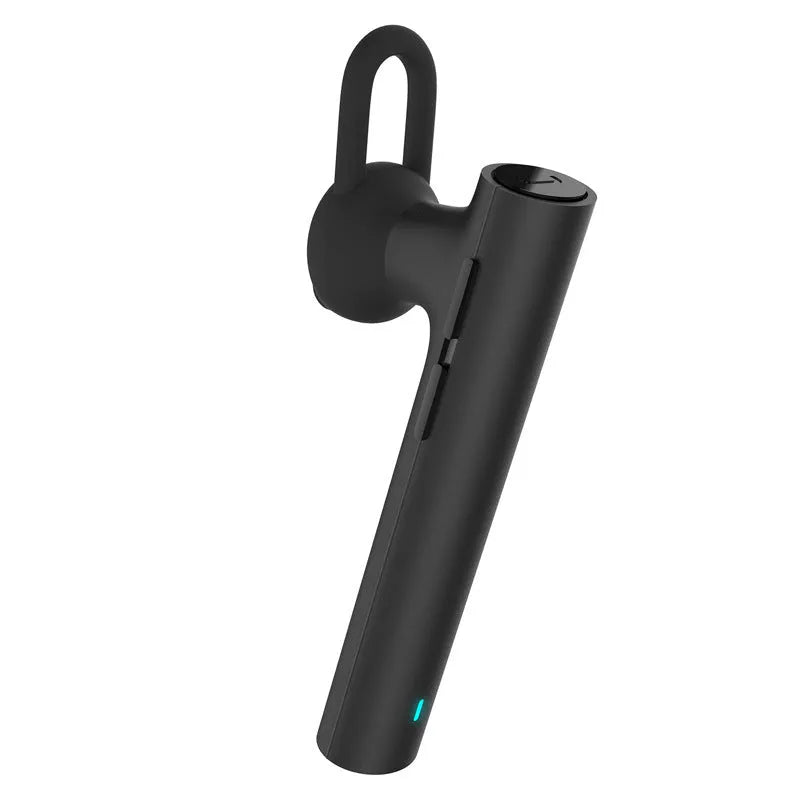 Wireless bluetooth headset with Bluetooth 4.1, 10-metre communication range, black or white colour option, compact 5.6 cm size, 3-hour talk time, and 100-hour standby time