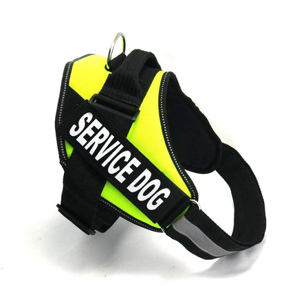 Durable nylon dog chest harness in a variety of sizes and colors for dogs of all shapes and sizes