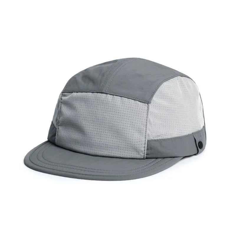 Breathable soft tongue cap with dome crown design in army green colour, showing 56-58cm size and polyester fabric construction