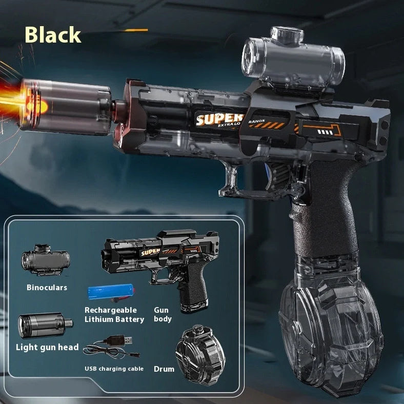 Ice Mouse electric water gun toy with 500ml water tank and high-speed firing system