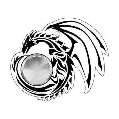 Customizable fidget spinner toy with keychain, available in various designs for stress relief and focus