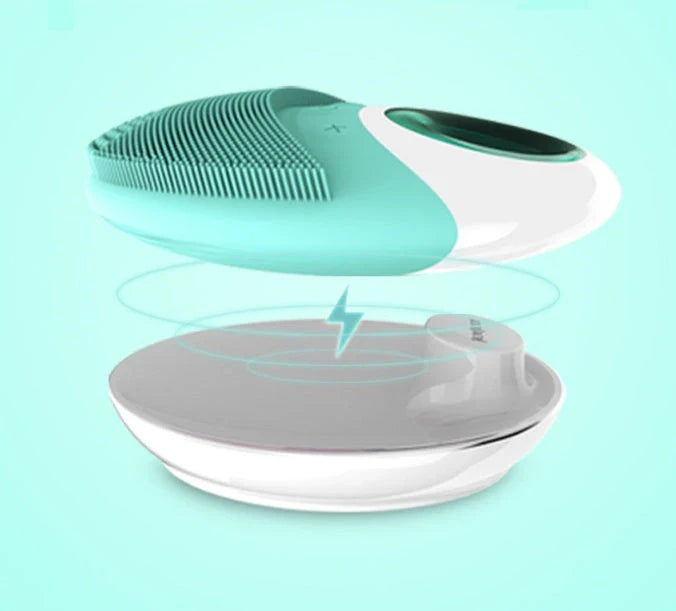 Versatile Sonic Facial Cleansing Device with Wireless Charging for Deep Pore Cleansing and Skin Rejuvenation