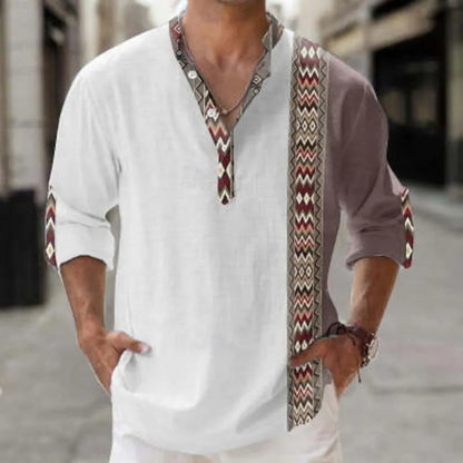 Thin striped Hawaiian long sleeve cardigan shirt in multiple colours and sizes up to 6XL