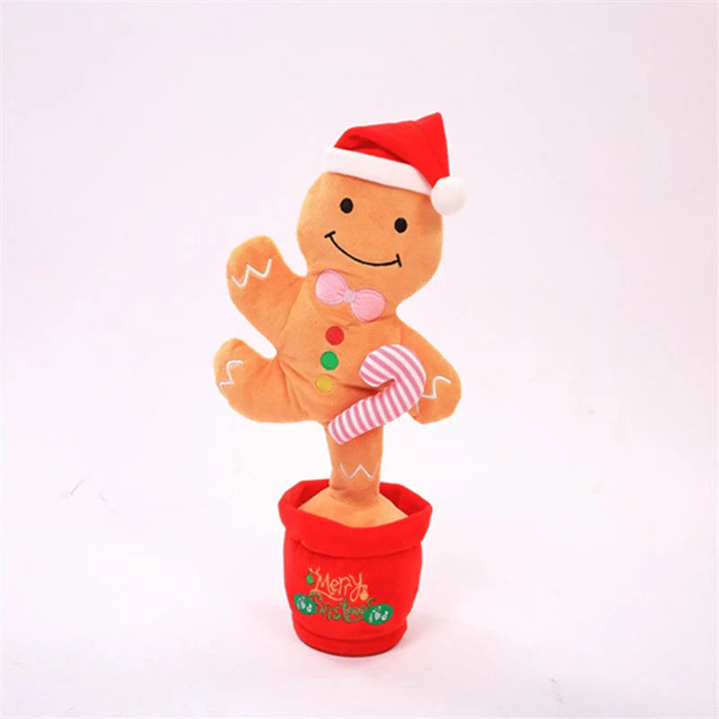 Dancing Christmas Tree Electronic Plush Toy with singing and recording features