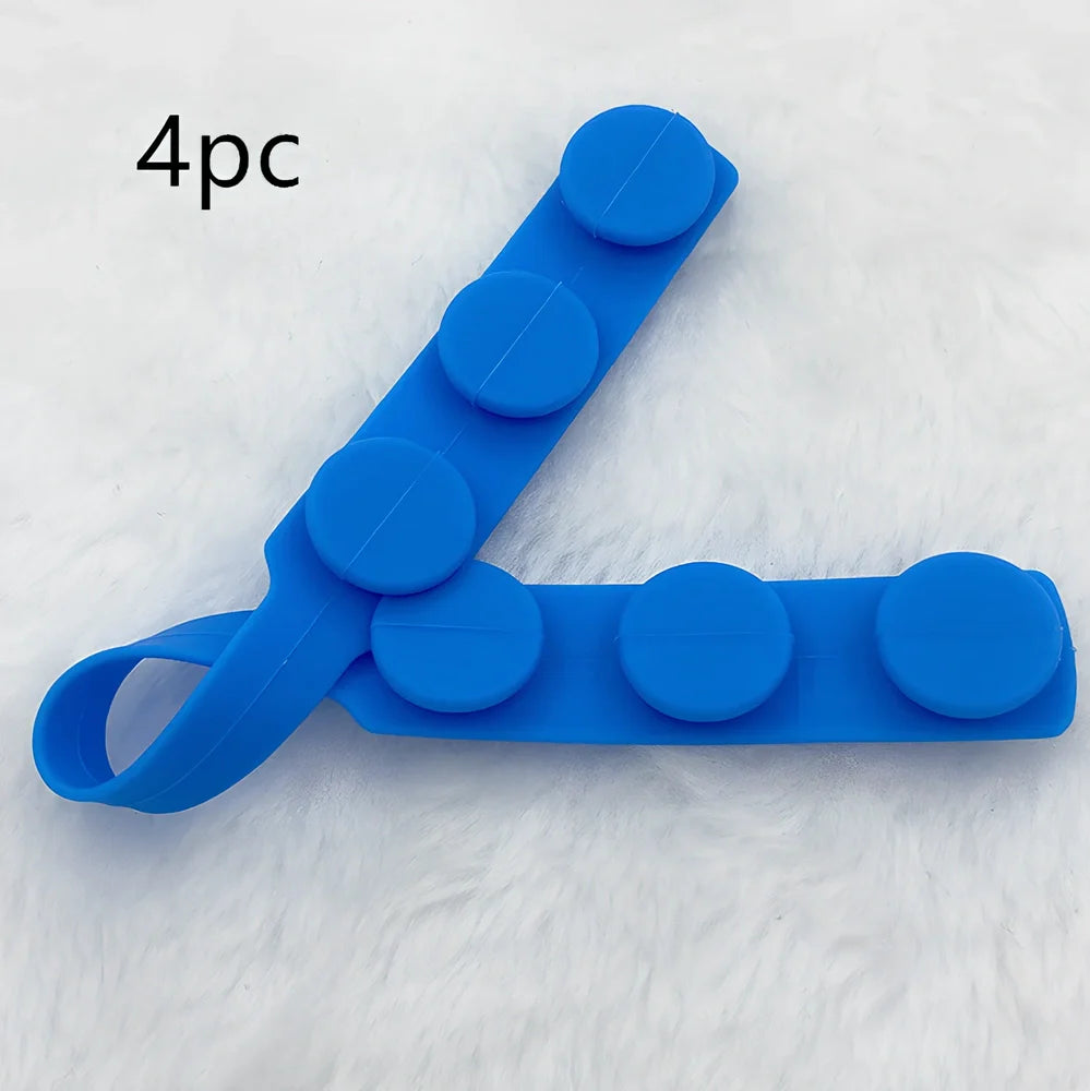 Silicone mask extension strap showing 1.5cm width and colour options including transparent