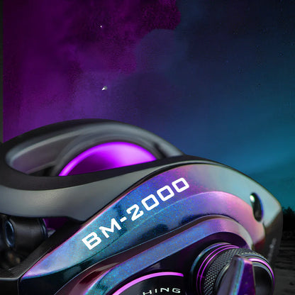 BM2000 fishing reel with water drop wheel design and anti-explosive mechanism for saltwater fishing