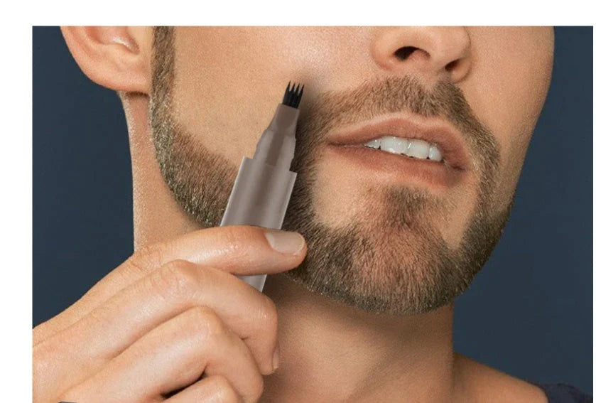 Premium beard pencil for flawless facial hair styling and filling in patchy, thin beards