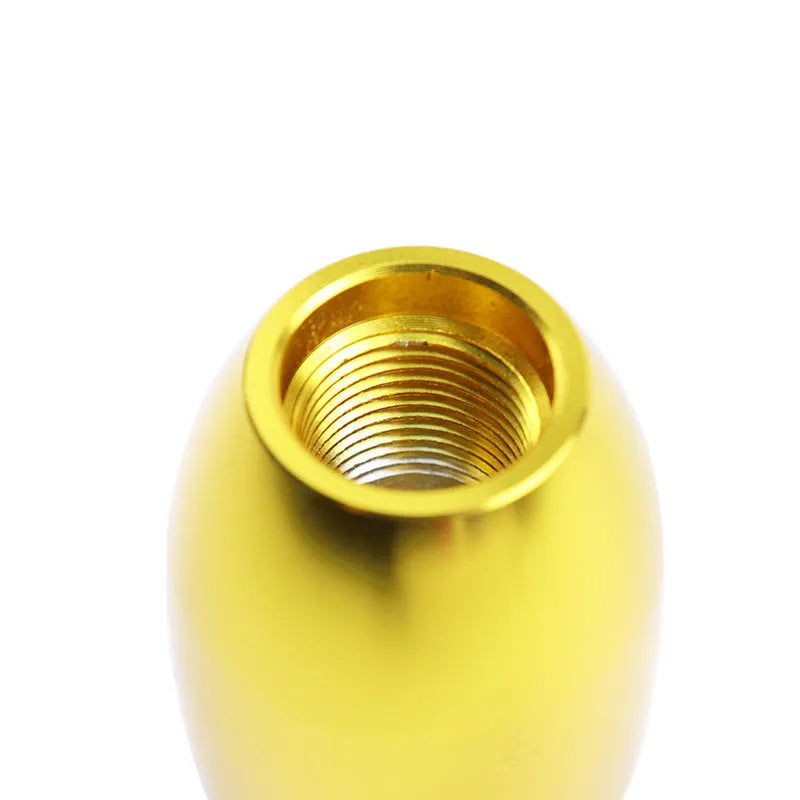 Universal car gear shift knob replacement kit with three rubber sleeves and aluminium collar