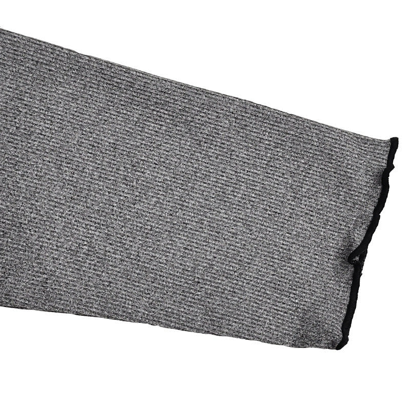 Women's half-high collar long sleeves t-shirt in rib sunken stripe fabric, available in multiple colors