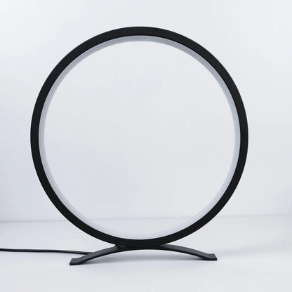 Black study desk lamp with USB cable and adjustable 25cm height mechanism