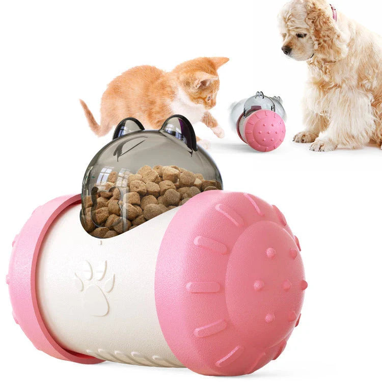 Interactive Food Dispensing Toy for Cats and Dogs