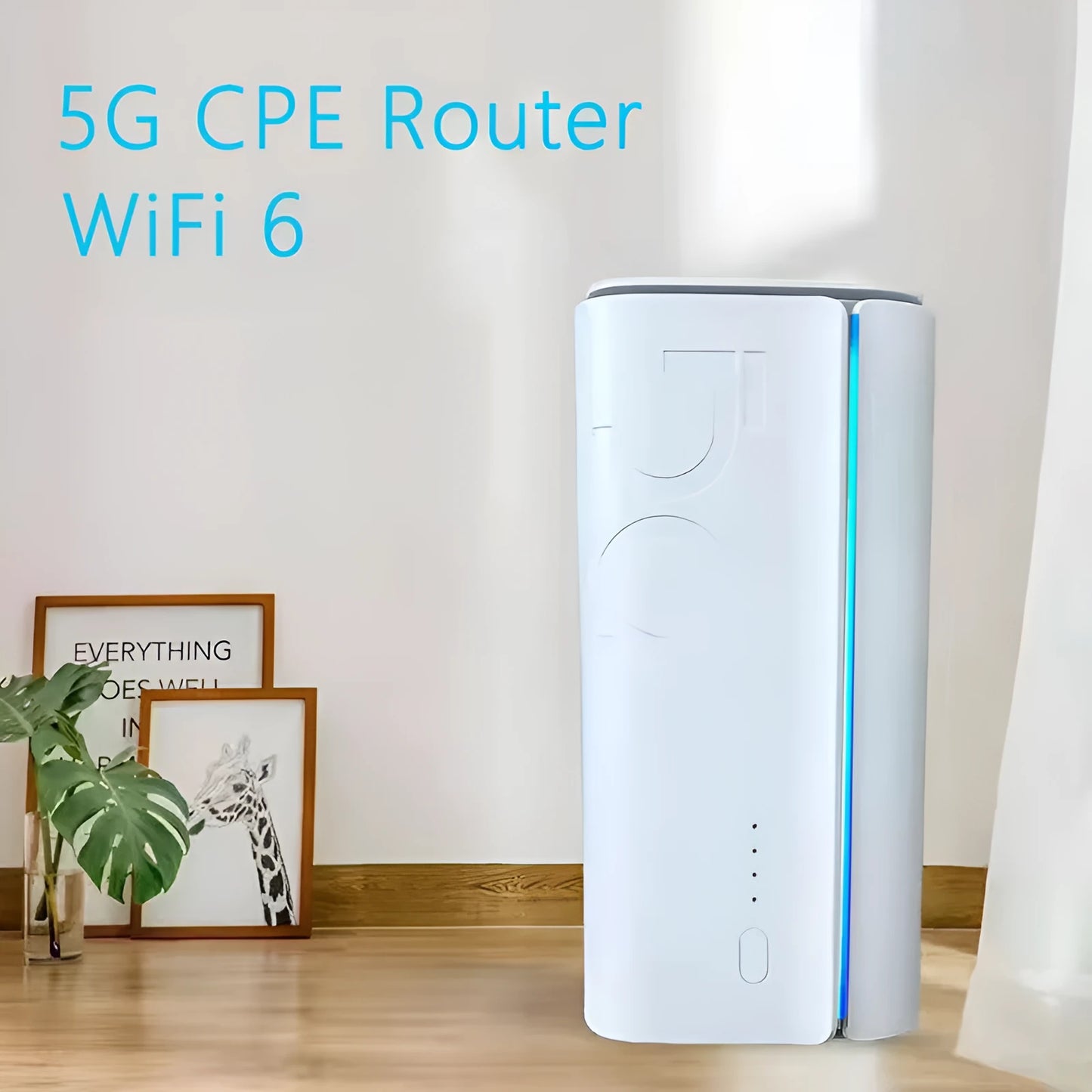 Compact 4G CPE wireless router with Qualcomm or Zhanrui chip measuring 51mm by 30mm by 5mm